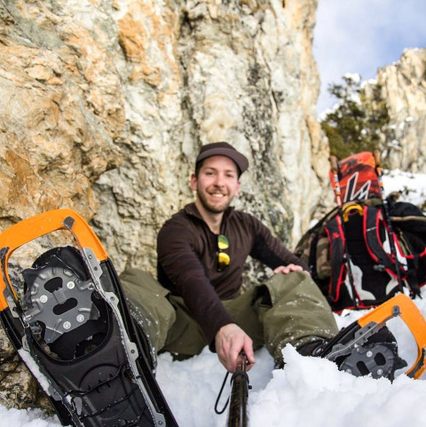 Jorn, Koekoek, Snowshoe, Exploring, Mountain